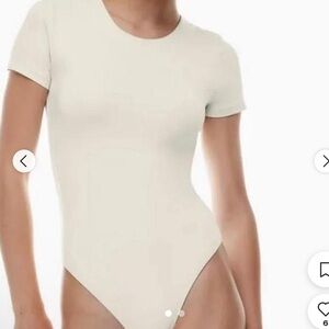 Aritzia Babaton cream bodysuit